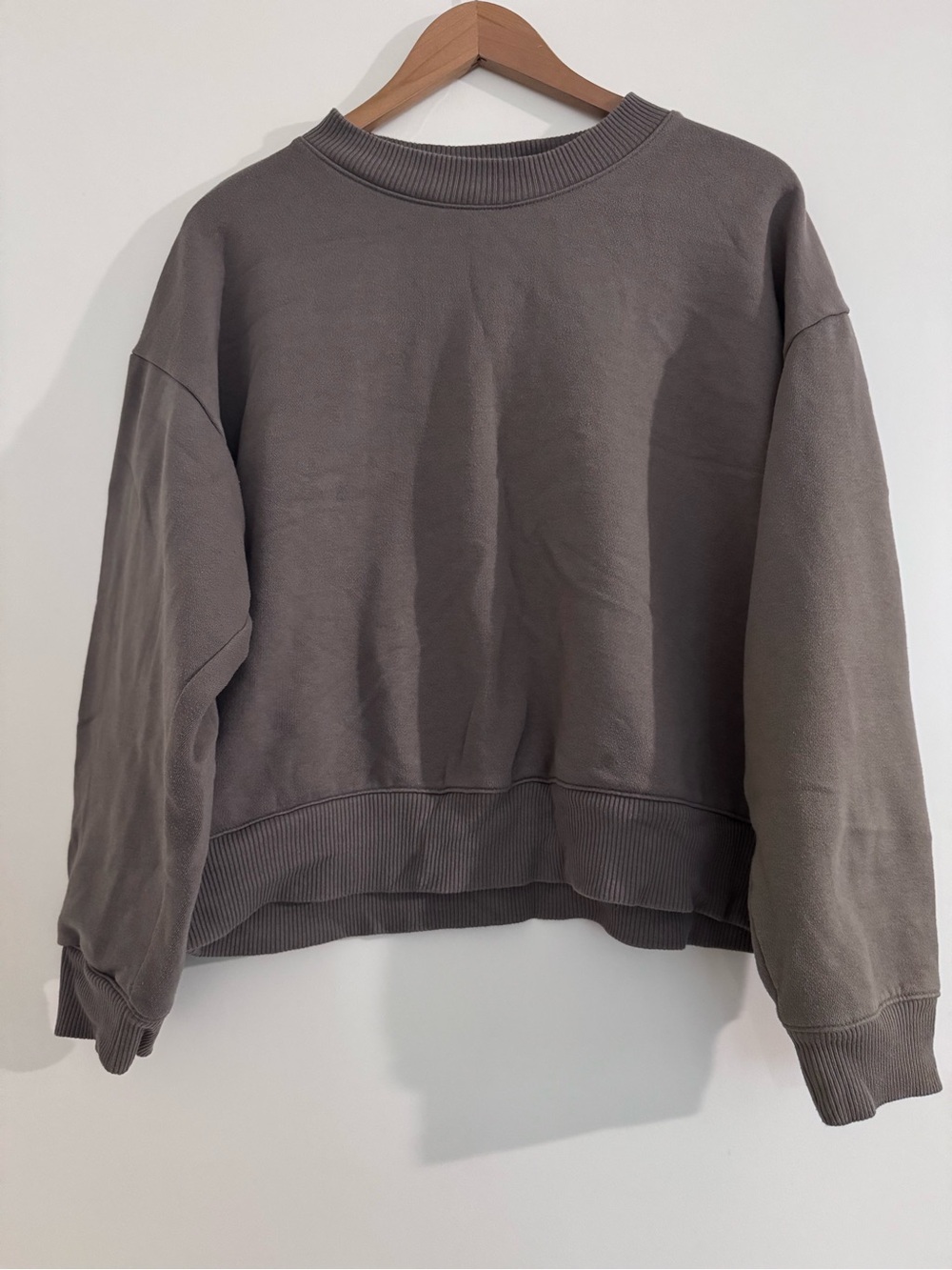 A New Day Crewneck Pullover Sweater and Sweatpants Set - Taupe